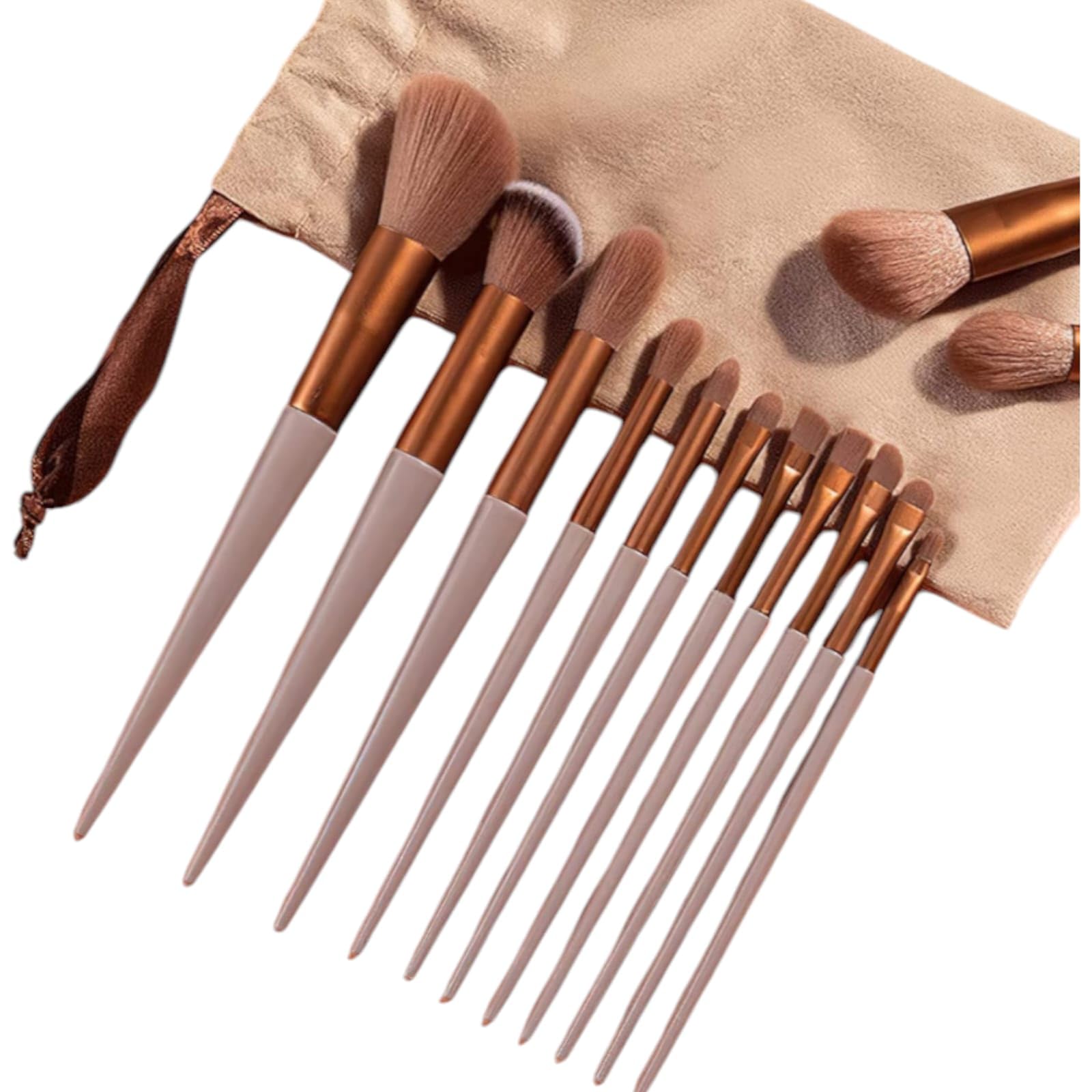 Baloon Magic Makeup Brushes Set with Travel Pouch Soft Synthetic Bristles Foundation, Powder, Concealer, Eyeshadow, Blush & Highlighter Brushes Professional Makeup Brushes for Beginners & Artists_A-830_(Set of 8 Brush)-picture-45