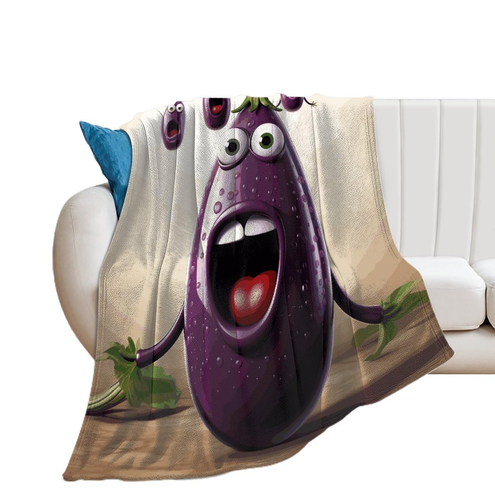 Couverture flanelle douce aubergine pour un confort réconfortant