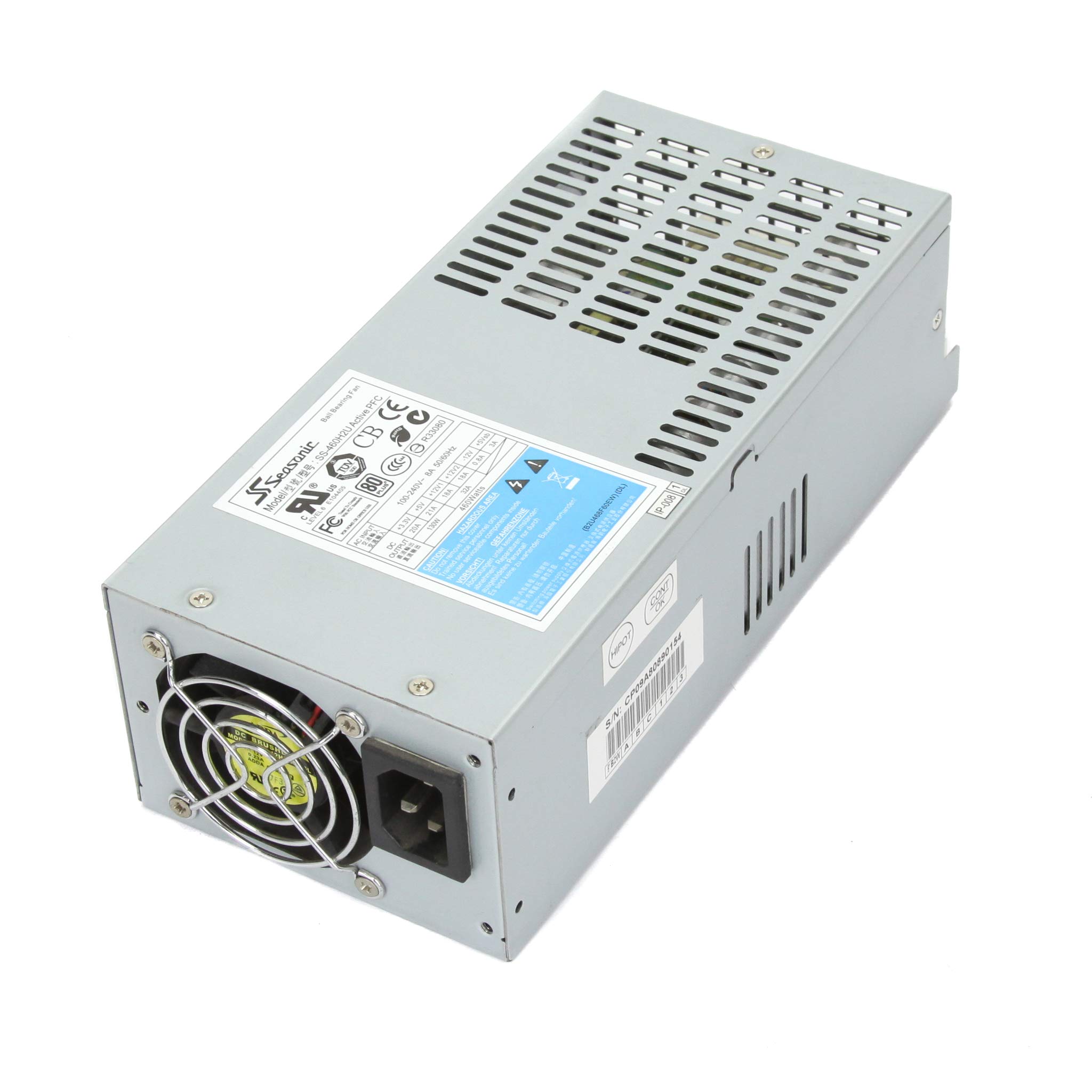 Seasonic SS-460H2U 80+ 460W 2U Server Power Supply (Renewed)