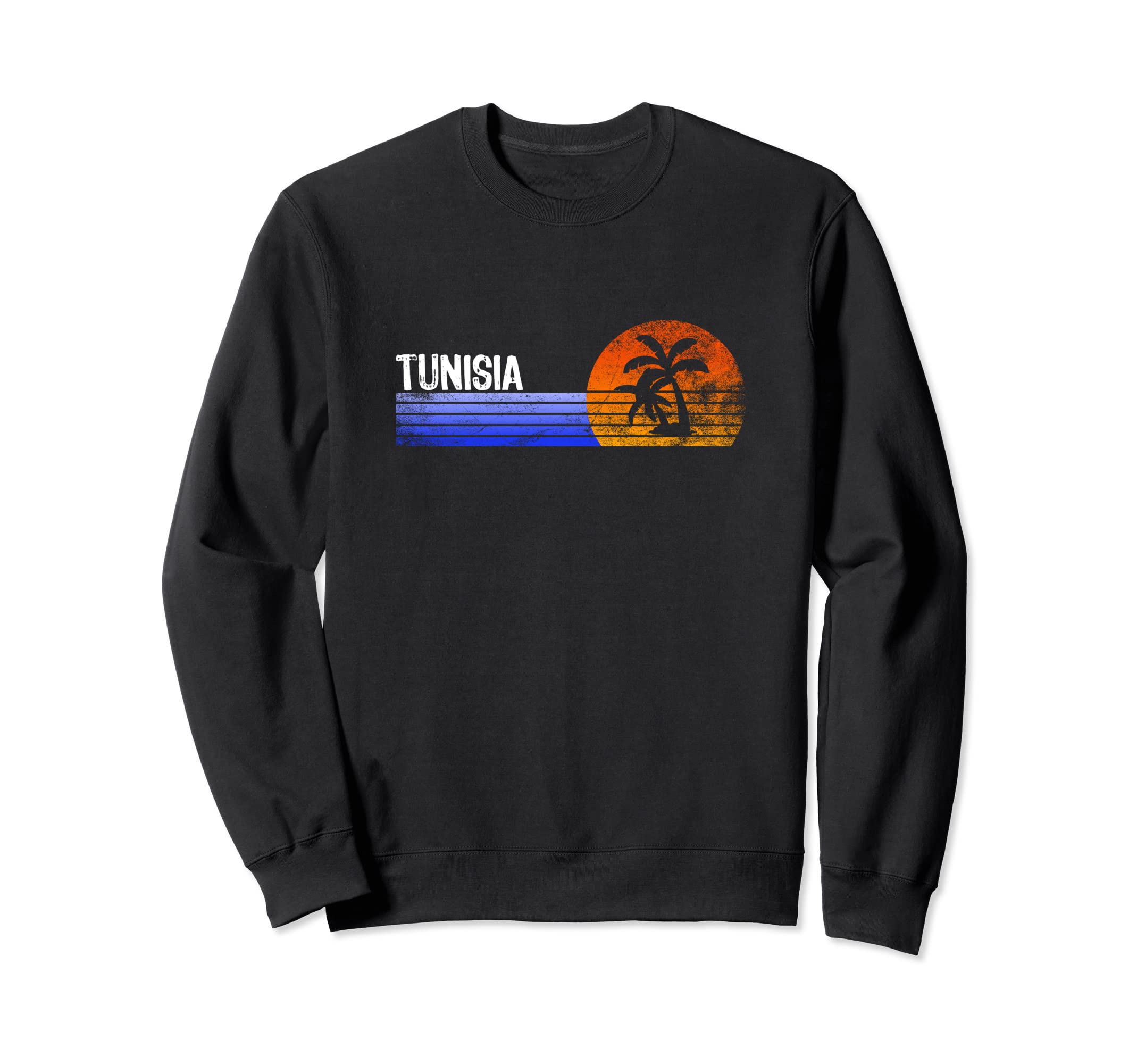 Tunisia Souvenir Retro Sunset Trip Summer Vacation Tunisian Sweatshirt