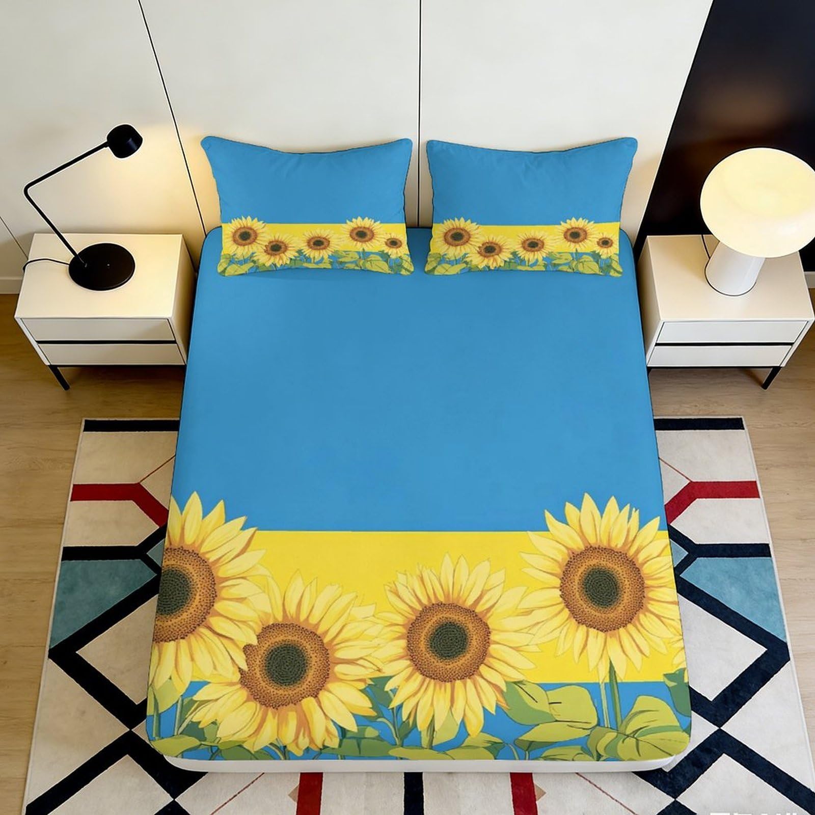 3D Printed Fitted Sheet Microfiber Bed Cover with Galaxy Starry Sky Pattern for Bedroom and Dormitory Protection and Decoration 90x200x25cm