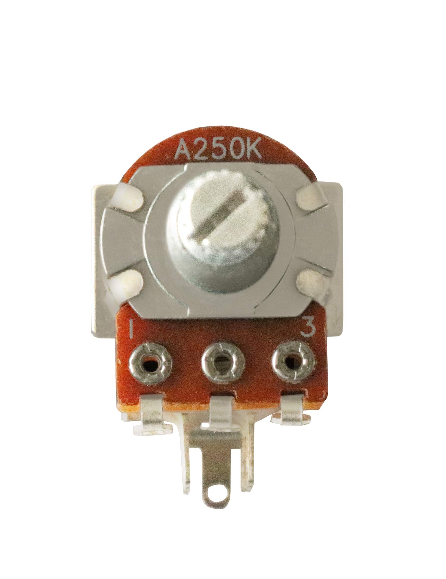 A250K Copper Guitar Push-Push Potentiometer - Short Shaft Tone/Audio Control For Electric Guitars