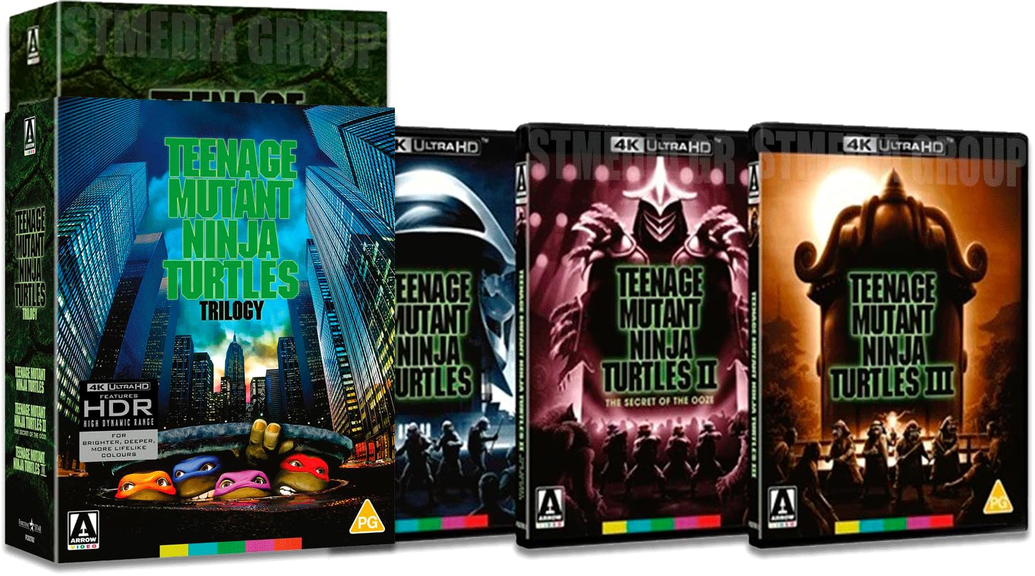 Teenage Mutant Ninja Turtles: Trilogy (Limited Collector's Edition) [3-Disc Set] [4K UHD + Blu-ray] [Region Free]