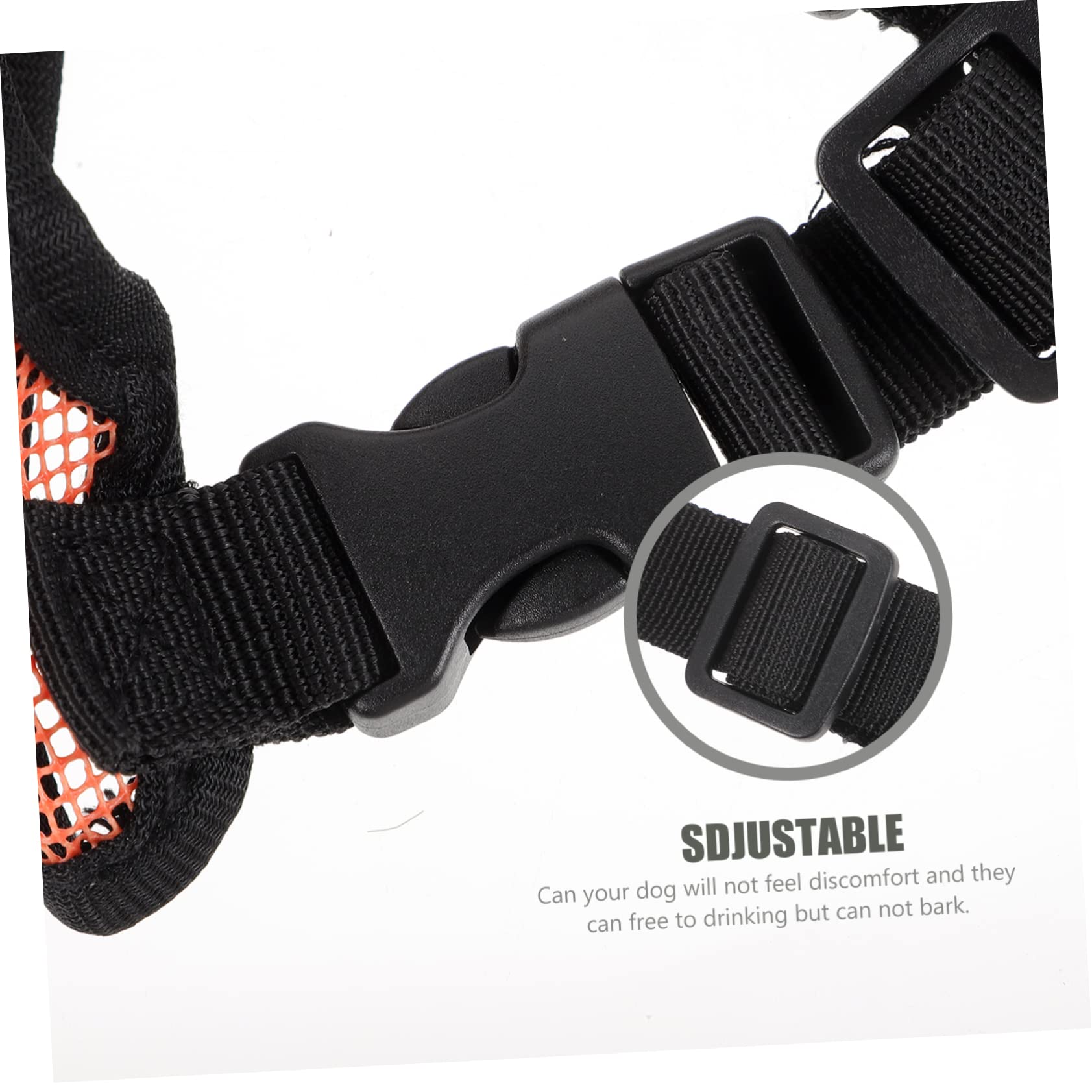 Toddmomy 4pièces Muselière pour Chien à Museau Court Muselière Respirante Maille pour Empêcher Aboiements Et Morsures Accessoire Confortable pour Chiens