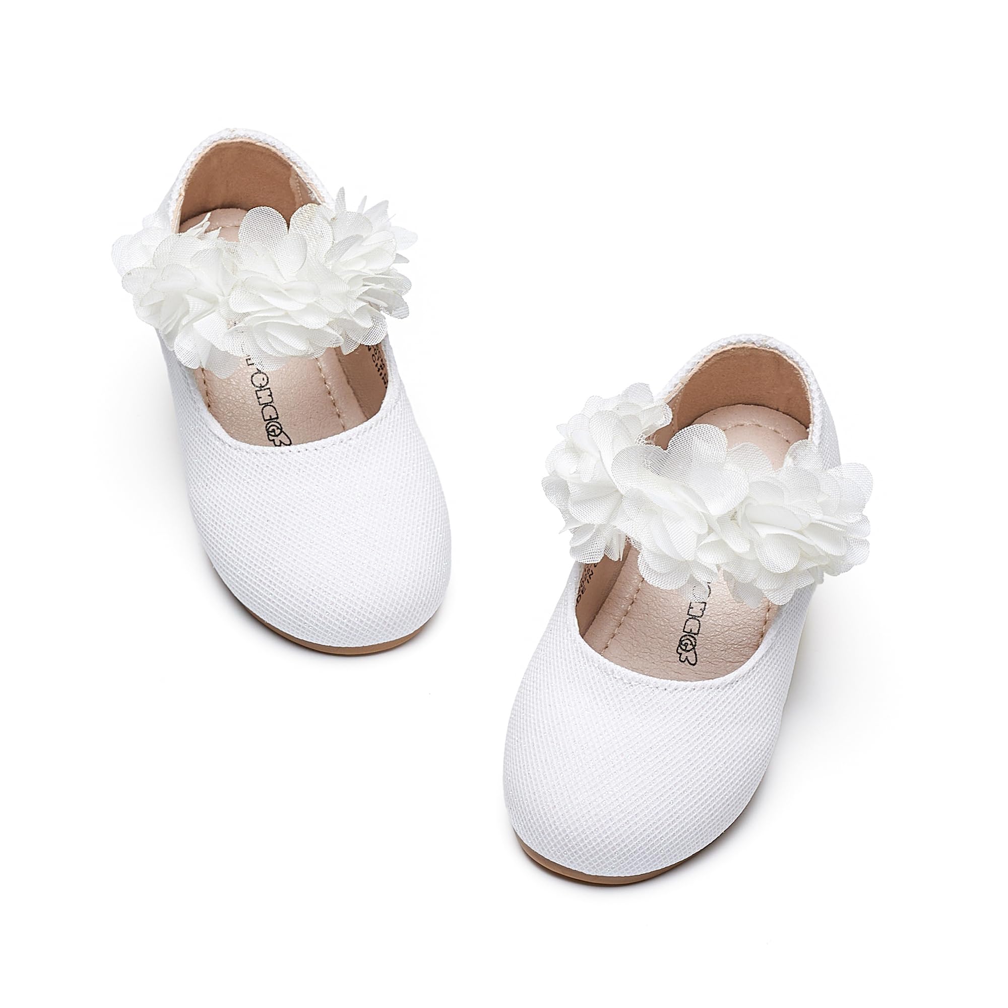 Kiderence Toddler Little Girls Dress Shoes Ballerina Ballet Flats Kids Mary Janes — view 9