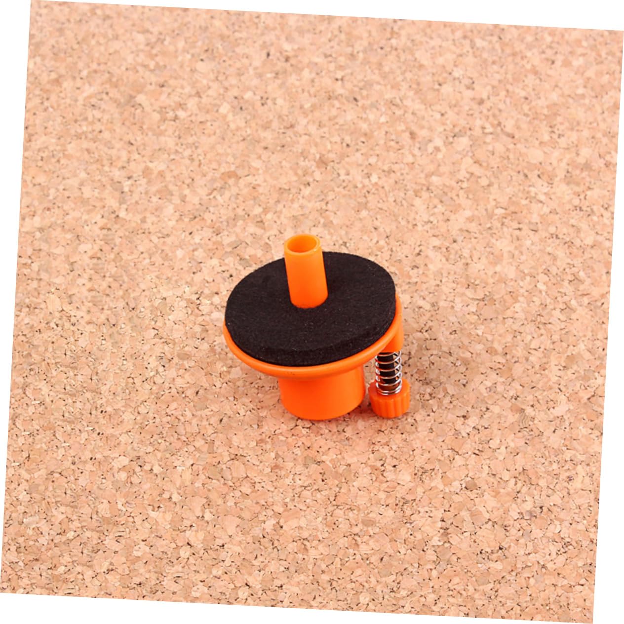 IMIKEYA Pied de Cymbale Charleston Orange, Support de Cymbale en Plastique, Surface Lisse Anti-Usure pour Batterie