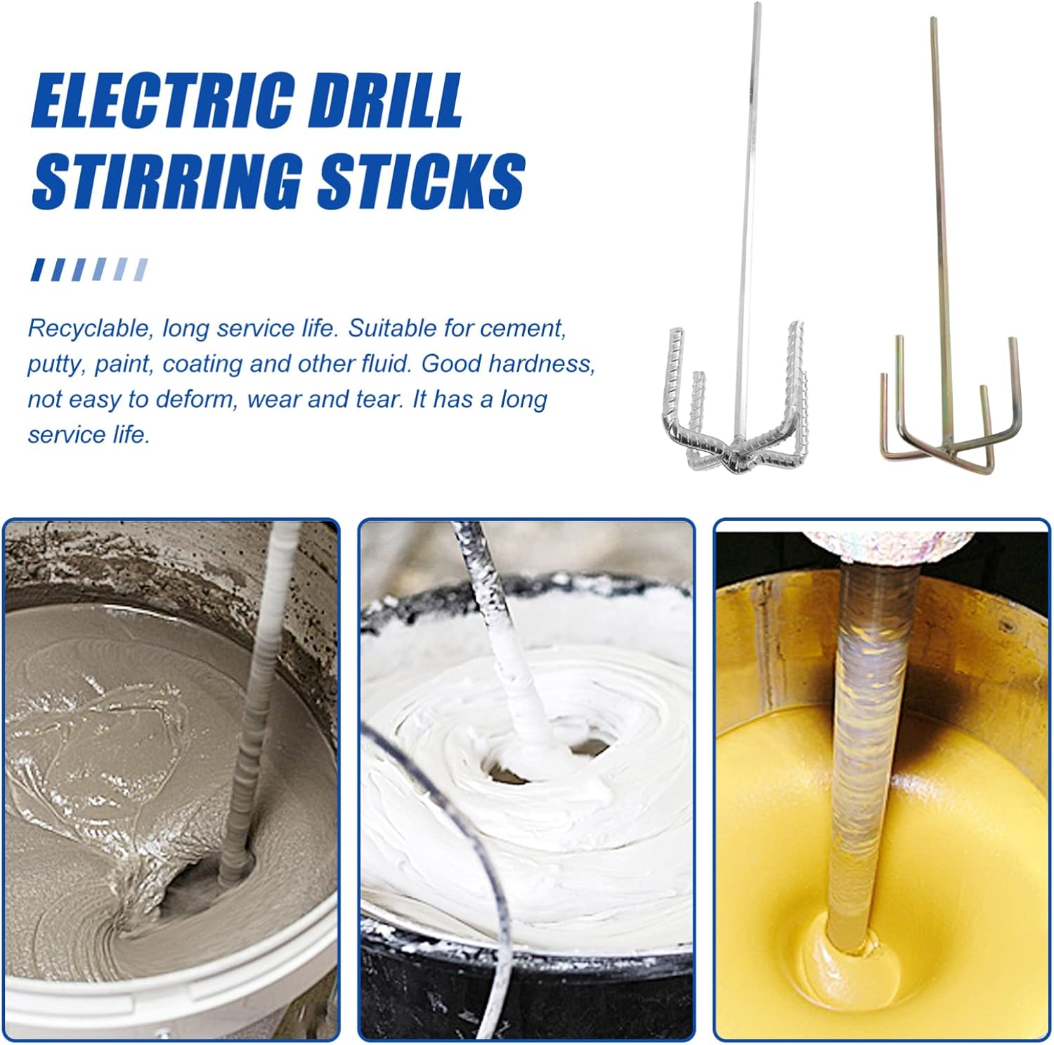 Buy Angoily Mixers for Material Bucket Mortar Drill Heavy Mixer Paddle