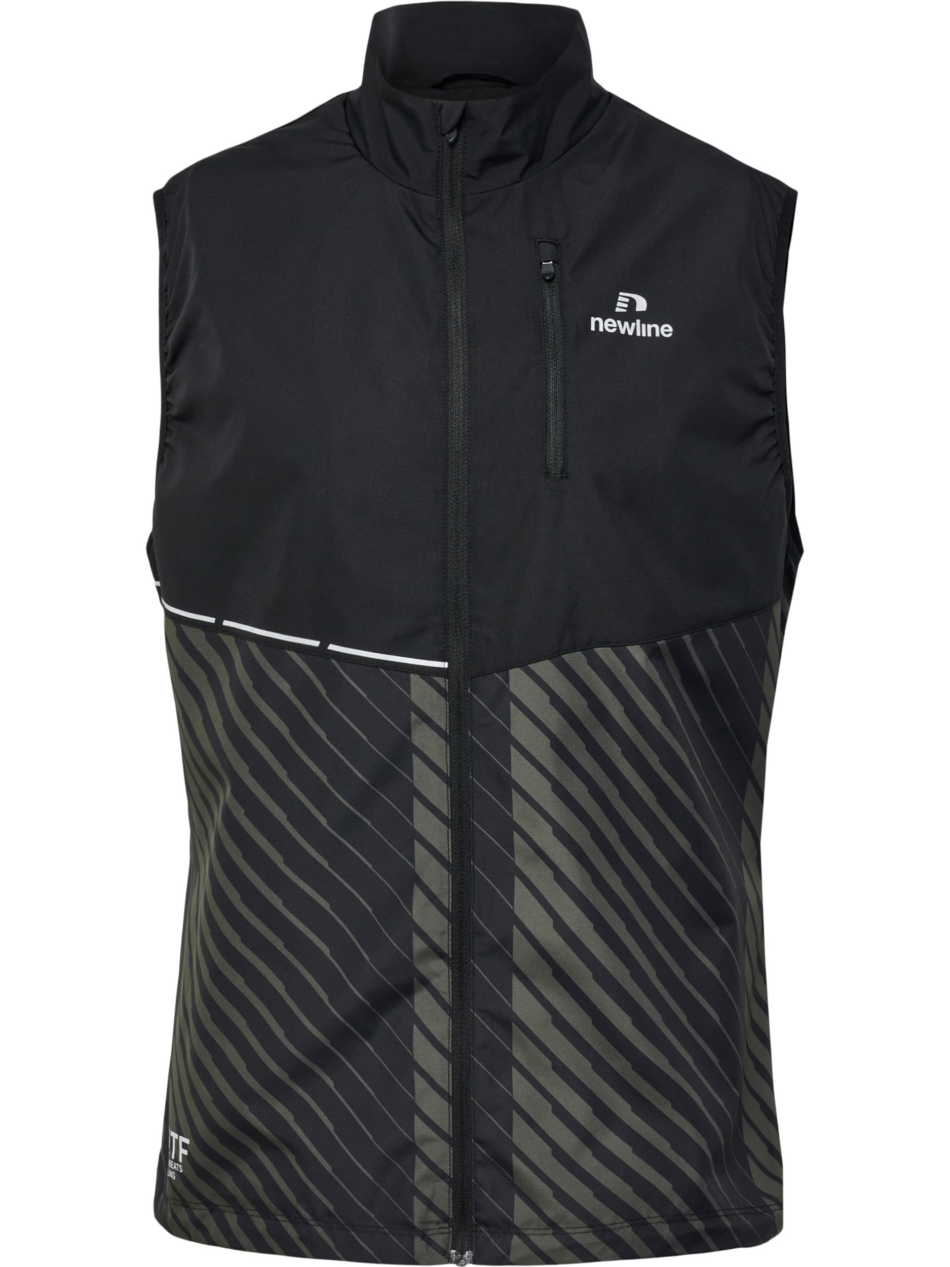 hummel Newline Herren Pace Gilet Laufbekleidung Laufweste Schwarz - Beige S