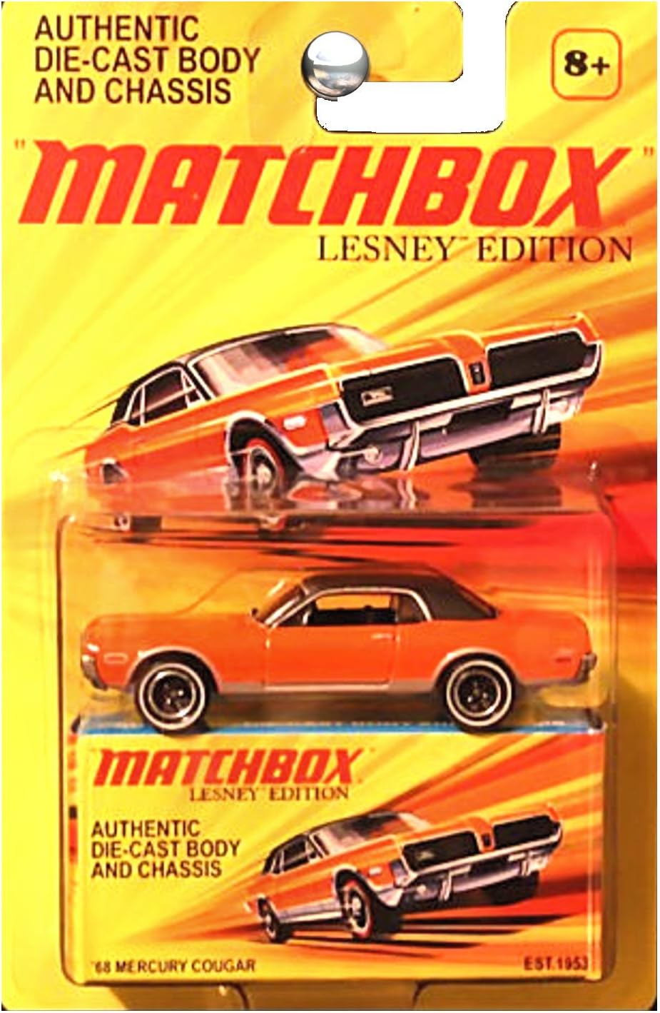 Matchbox 2010 Lesney Edition '68 Mercury Cougar Die-Cast
