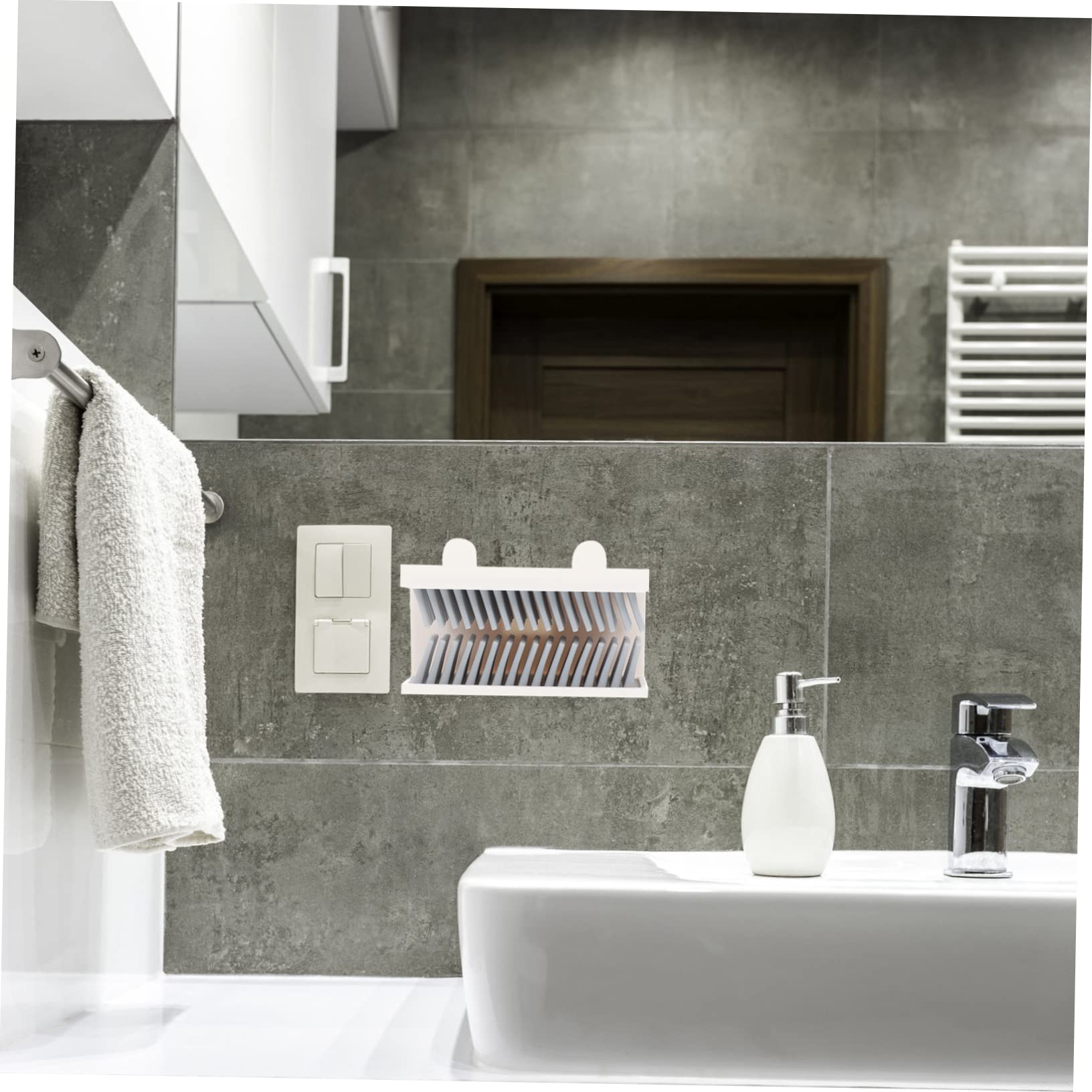 OSALADI 5st Haarfänger Wand Zum Sammeln Von Haaren Wandmontierter Haarsammler Duschabflusssieb Haare Im Badezimmer Duschzubehör Haarablauffänger Luftarmaturen Weiß Wanne Kieselgel