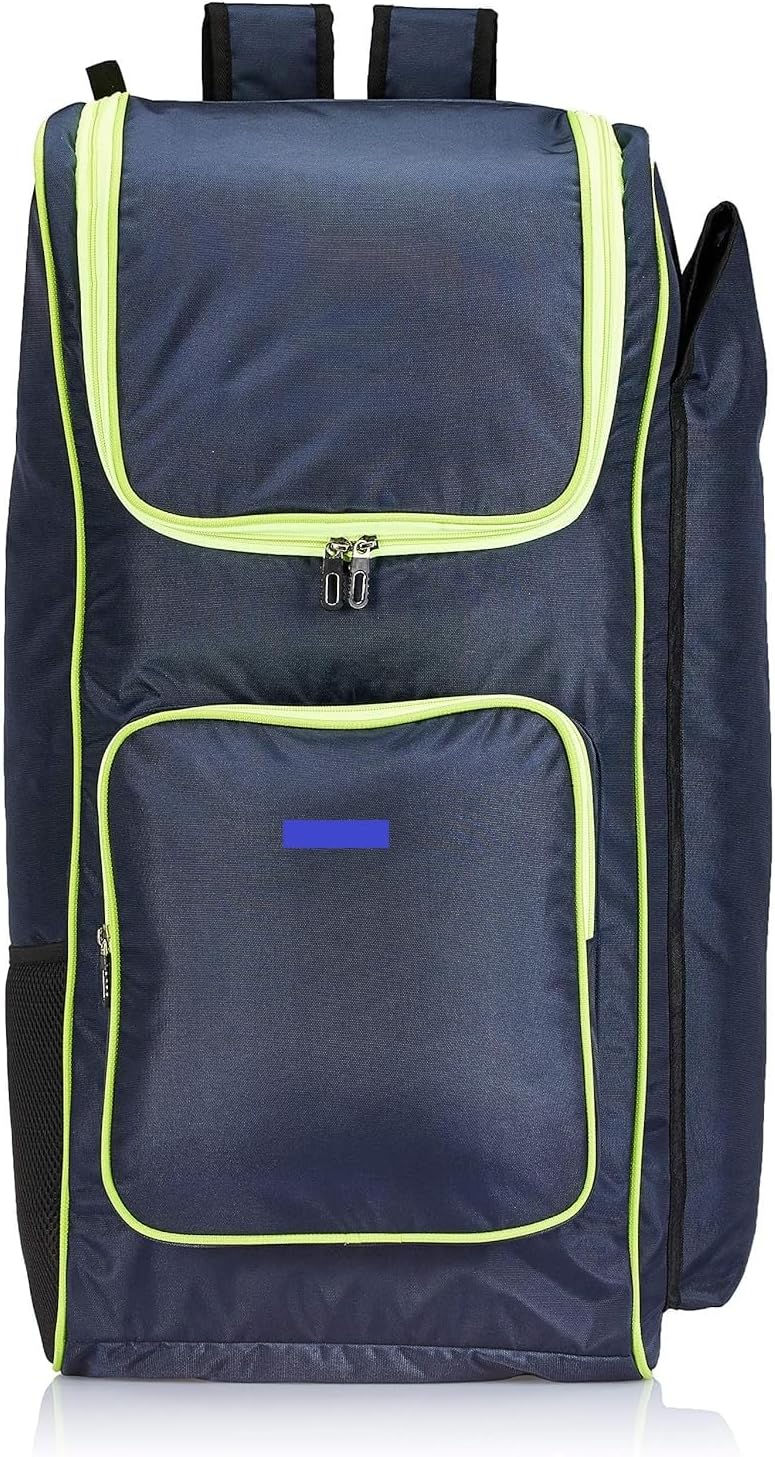 Cricket Kit Bag For Adults Cricket Bag Cricket Equipments Blue Spacious Storage Weather Resistant Backpack