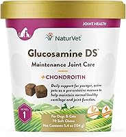 Vista 9 de NaturVet Suplemento avanzado para perros de salud articular senior, incluye glucosamina, MSM, condroitina, colágeno, ayuda a apoyar la función