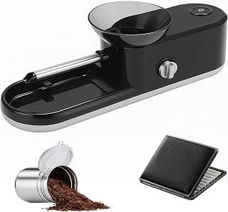 Portable Electric Cigarette Injector Grinds and Fills Herbs or Tobacco, Perfect for Cigarette Tubes and Rolling Papers—Fast, Compact, and Easy to use