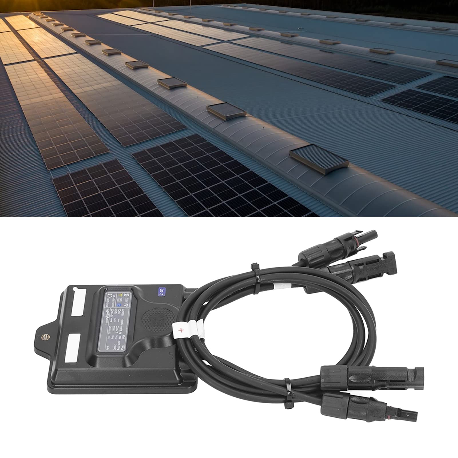 Optimizador Solar MPPT Optimizador de Energía Fotovoltaica Dispositivo Eficiente para Sistemas de Energía Solar PC Duradera de 650 W