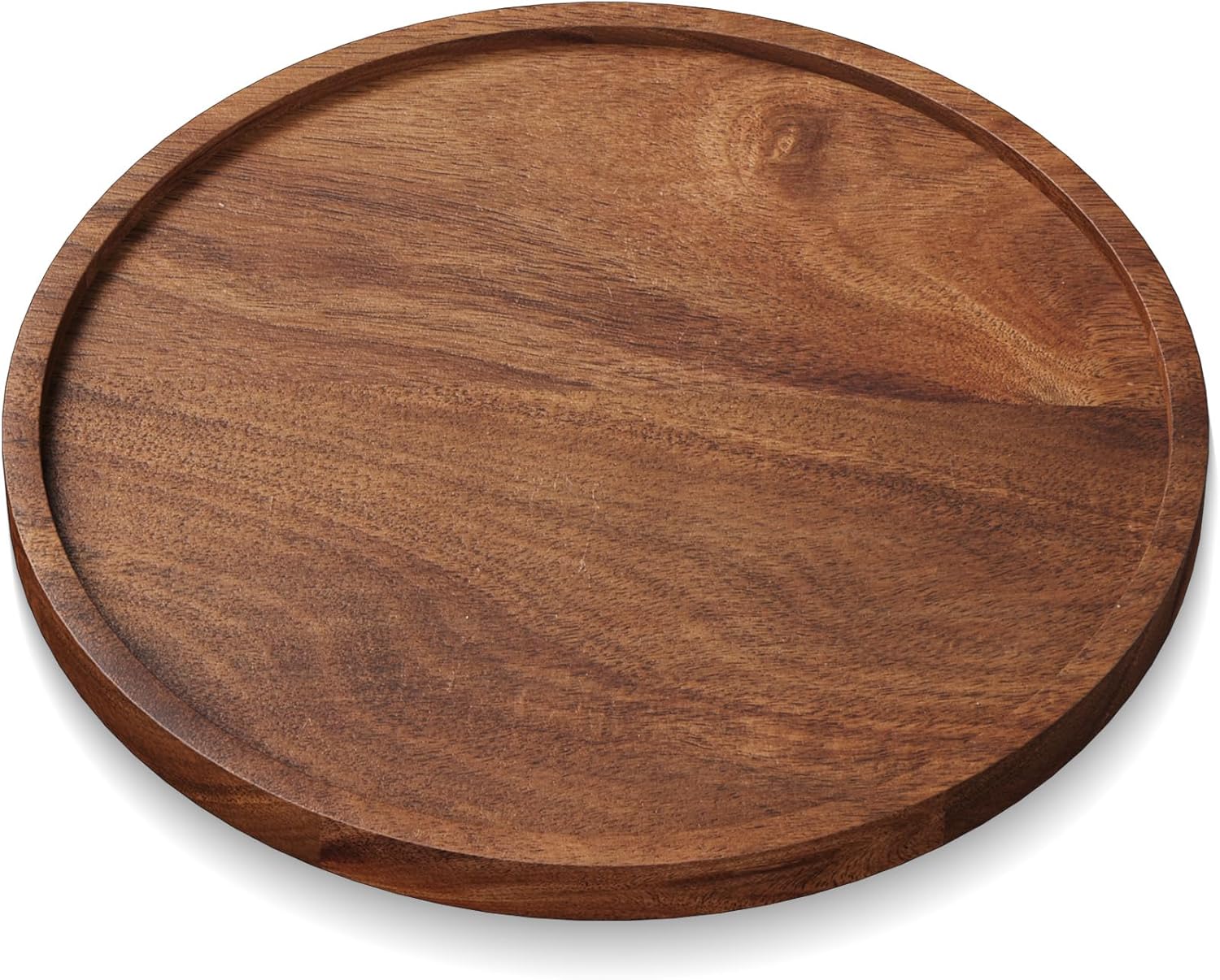 VERTORGAN Acacia Wood Serving Tray,8.7 Inch Decorative Trays Platter for Coffee …