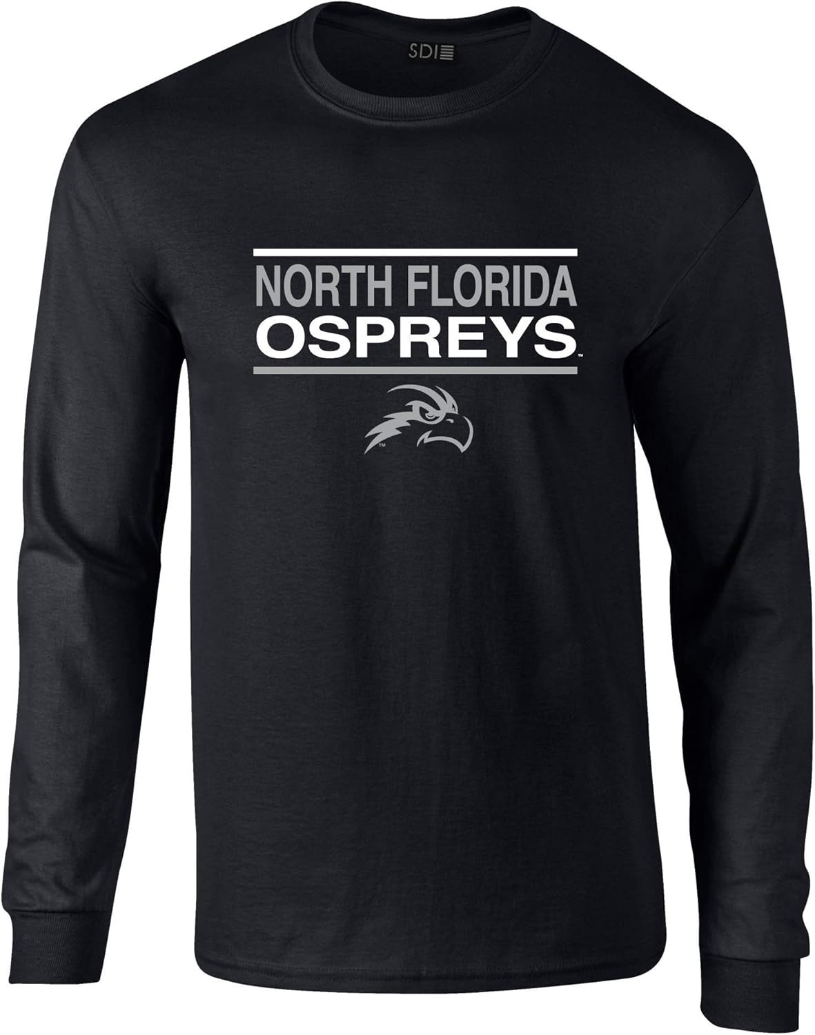 SDI NCAA Unisex-Adult Long Sleeve 100% Cotton Tee