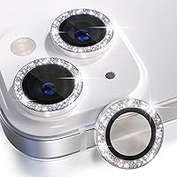 Vista 53 de Choiche Compatible para iPhone 15/iPhone 15 Plus Protector de Lente de Cámara Brillante, Vidrio Templado 9H Cubierta de Cámara Protector de Pantalla