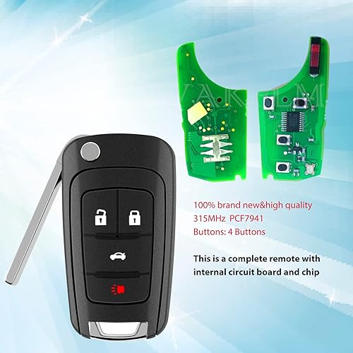 Miniatura 9 de Compatible con Chevy Equinox Camaro 2010 2011 2012 2013 2014 2015 2016 2017 Cruze Malibu Impala Sonic GMC Terrain Buick Lacrosse Regal Verano Encore