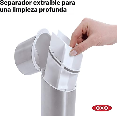 Miniatura 3 de Organizador de acero inoxidable para cepillo de dientes de la marca Oxo Good Grips Metal Stainless A