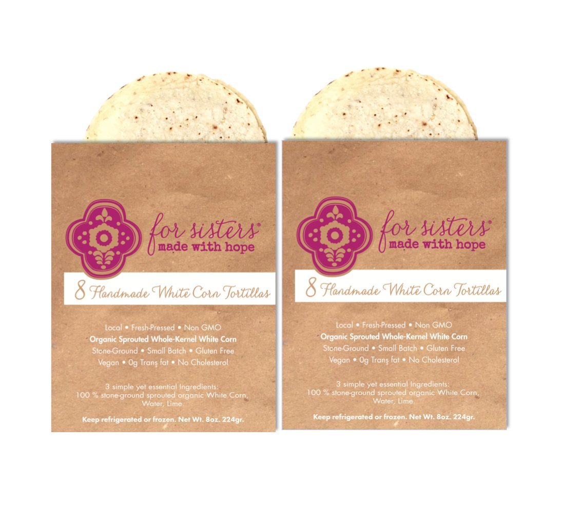 Handmade WholeKernel White Corn Tortillas Combo Pack