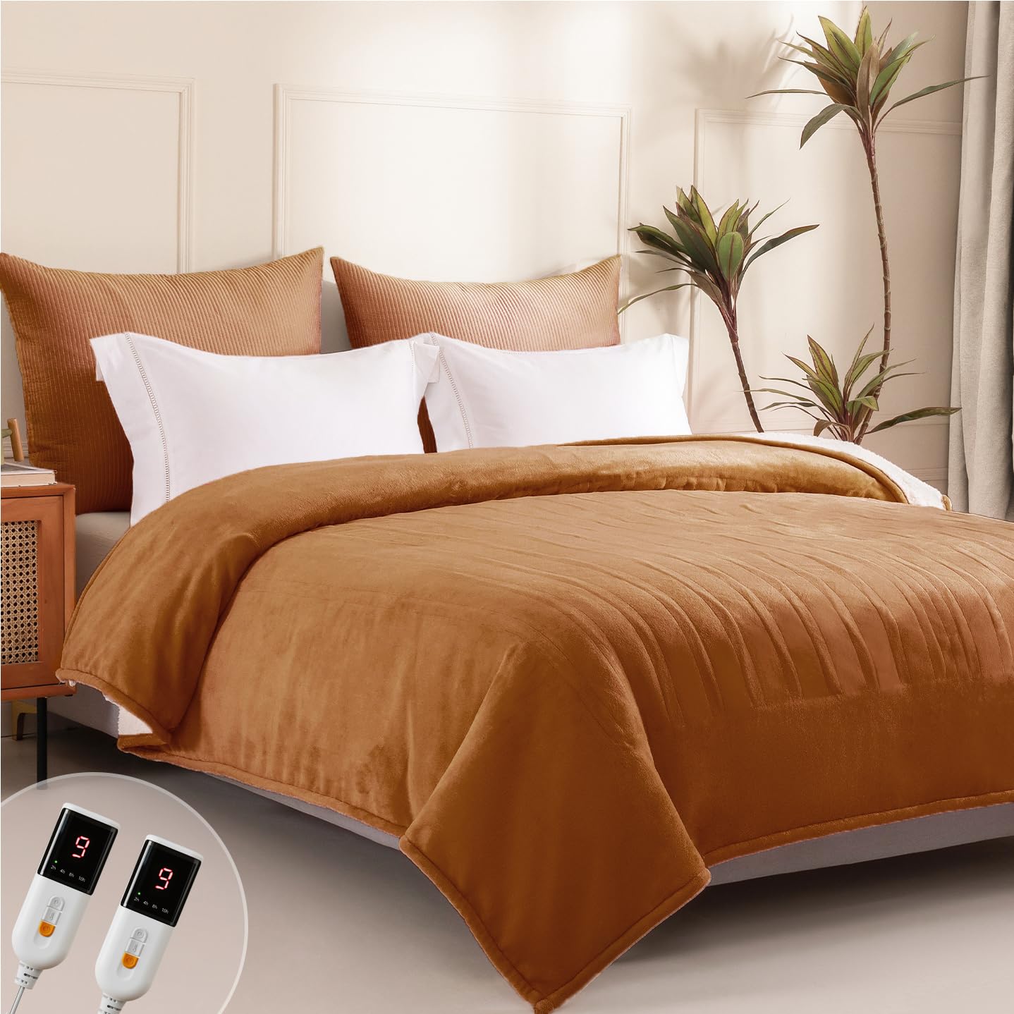 Heated Electric Throw Blanket, 50" x 60", 5 Levels - Image 10