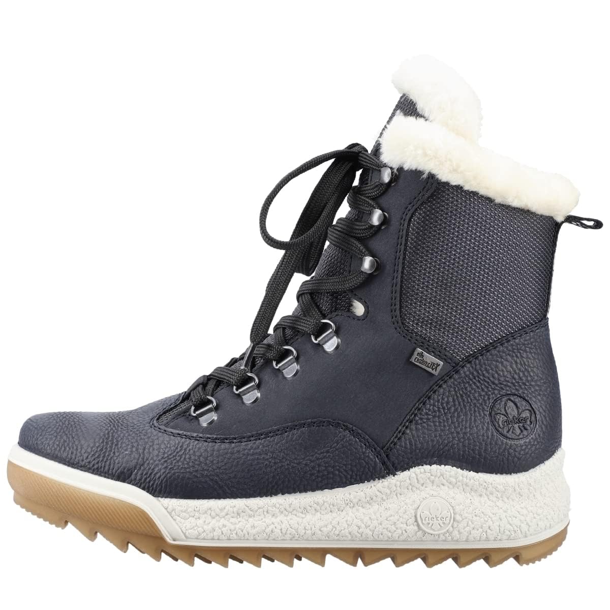 Rieker Women's Y4724 Fashion Boot, Blue, 3.5 UK