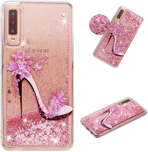 Asdsinfor - Funda para Galaxy A7 2018 (piel sintética, con tarjetero, función atril, cierre magnético)