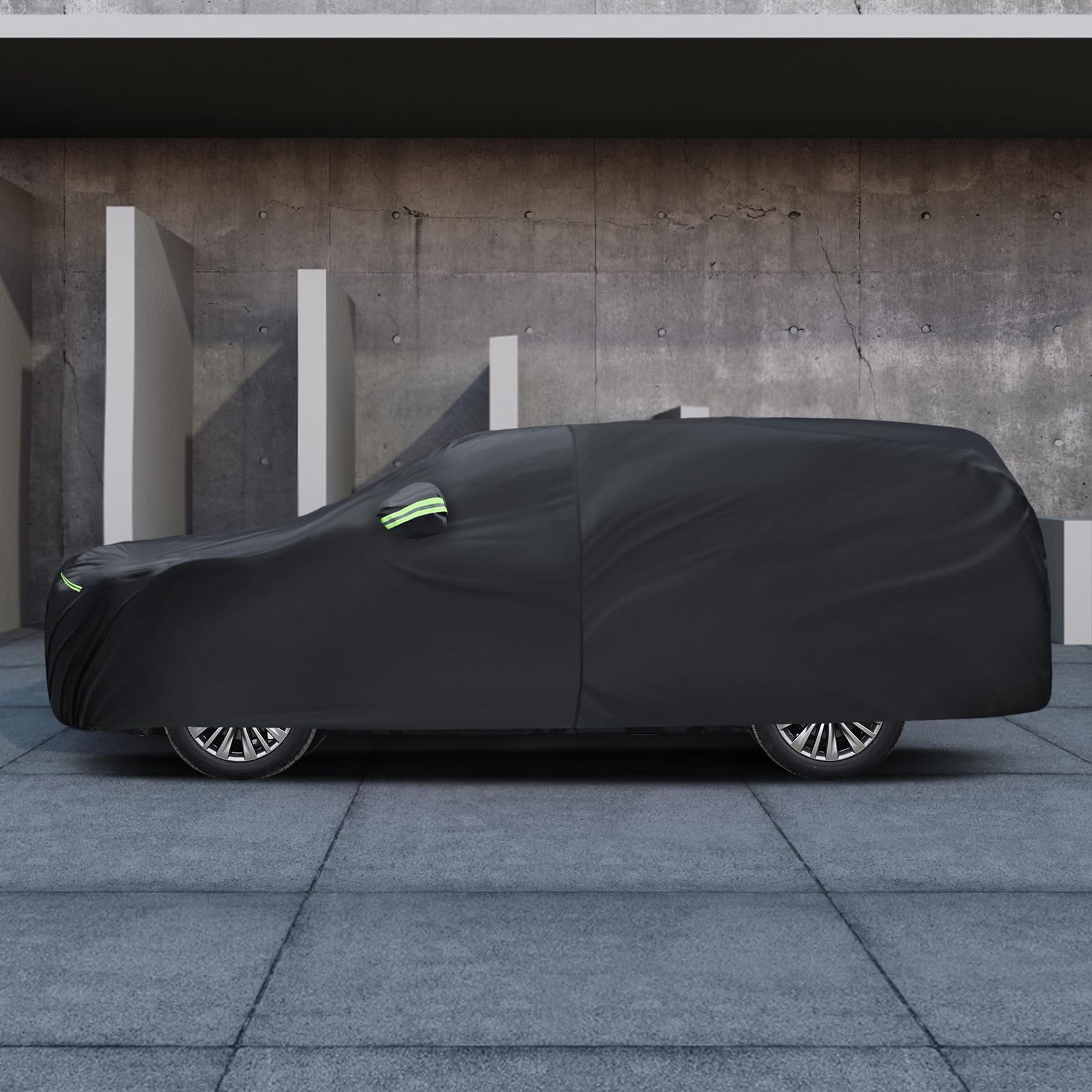 Car Cover Custom Fit for Toyota Highlander 2001-2025 Migaven Waterproof Full Exterior Cover Sun Rain Protection with Door — view 5