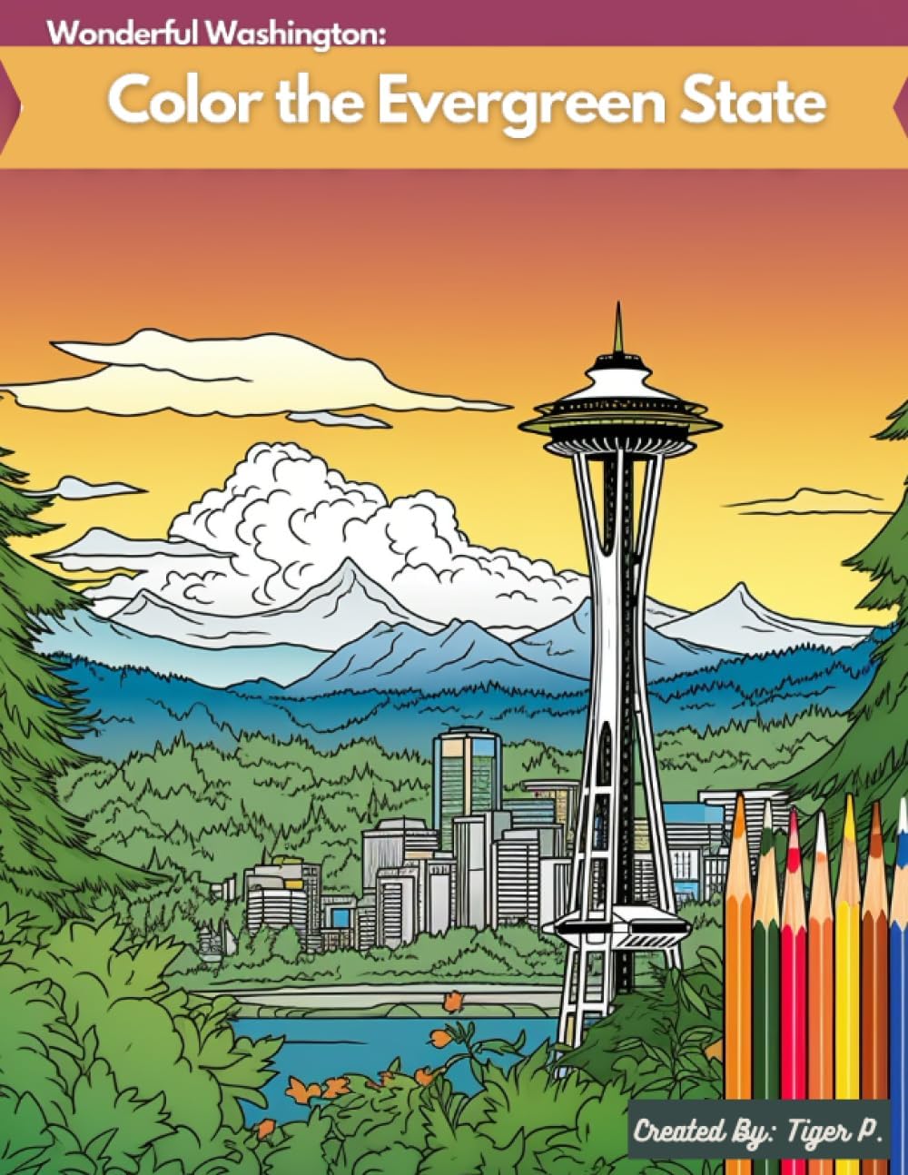 Wonderful Washington: Color the Evergreen State