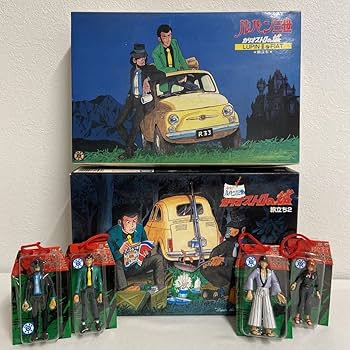 ルパン三世カリオストロの城 1/350ソフビ製組み立て済み塗装済み完成品