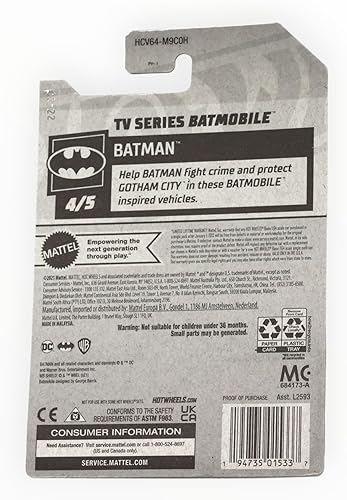 Miniatura 2 de Hot Wheels Serie de TV Batmobile