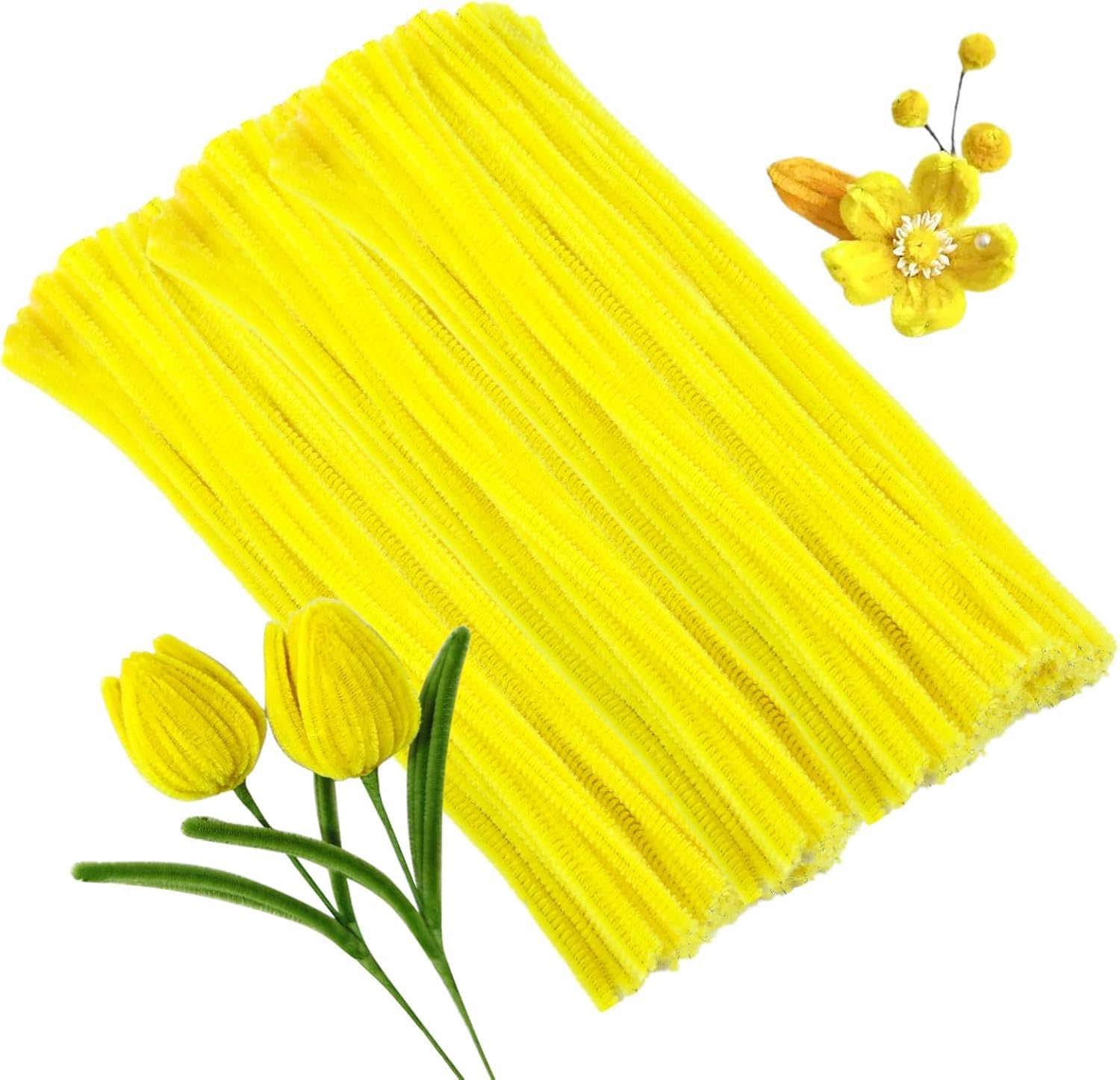 100Pcs Pipe Cleaners Craft Set | Chenille Stem Fuzzy Sticks DIY Craft Supplies for Art Projects Activities, Decorations, Flower Making, Modeling & Sculpting 100Pcs (Red) — Amazon image 19