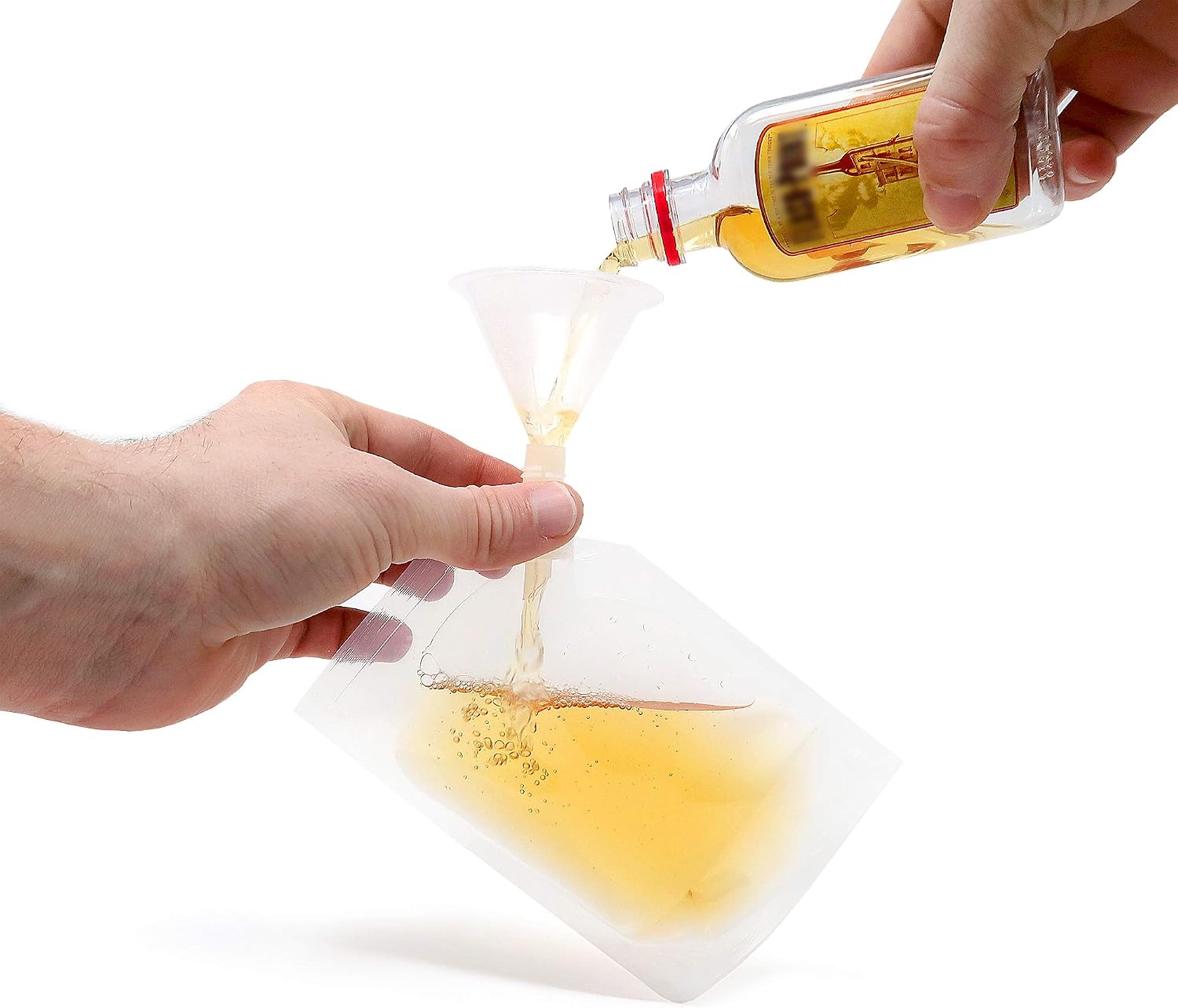 Premium Plastic Flasks - Drink Pouches For Festivals - Easy to Use Plastic Flask - Hidden Flasks - By Zulay