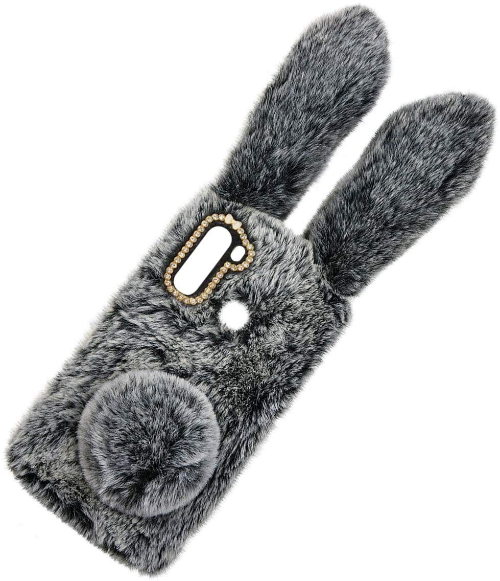 Peluche Custodia Cover per Alcatel 1L 2022,Custodia Coniglio