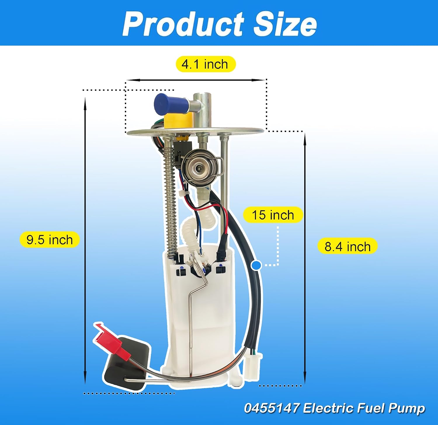 EFI Fuel Pump Assembly Fits 2016-2023 Polaris Outlaw 110 Sportsman 110 0455147 0455194 0455411 Electric Fuel Pump Module Assembly，2016 2017 2018 2019 2020 2021 2022 2023