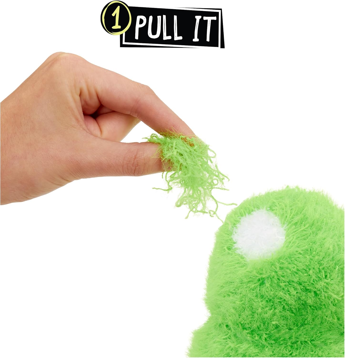 Fluffie Stuffiez Holiday Christmas Tree Small Collectible Feature Plush, Surprise Reveal Unboxing with Huggable ASMR Fidget DIY Fur Pulling, Ultra Soft Fluff