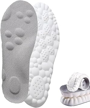Orthopedic Insole, Ultra Comfort Insoles 4d Memory Foam Orthopedic Insoles Breathable Shock Absorption