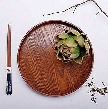 木製茶盆 楽天市場】天然木製 欅 茶盆 11.0 （径32.5×4.5cm）日本製 21-29