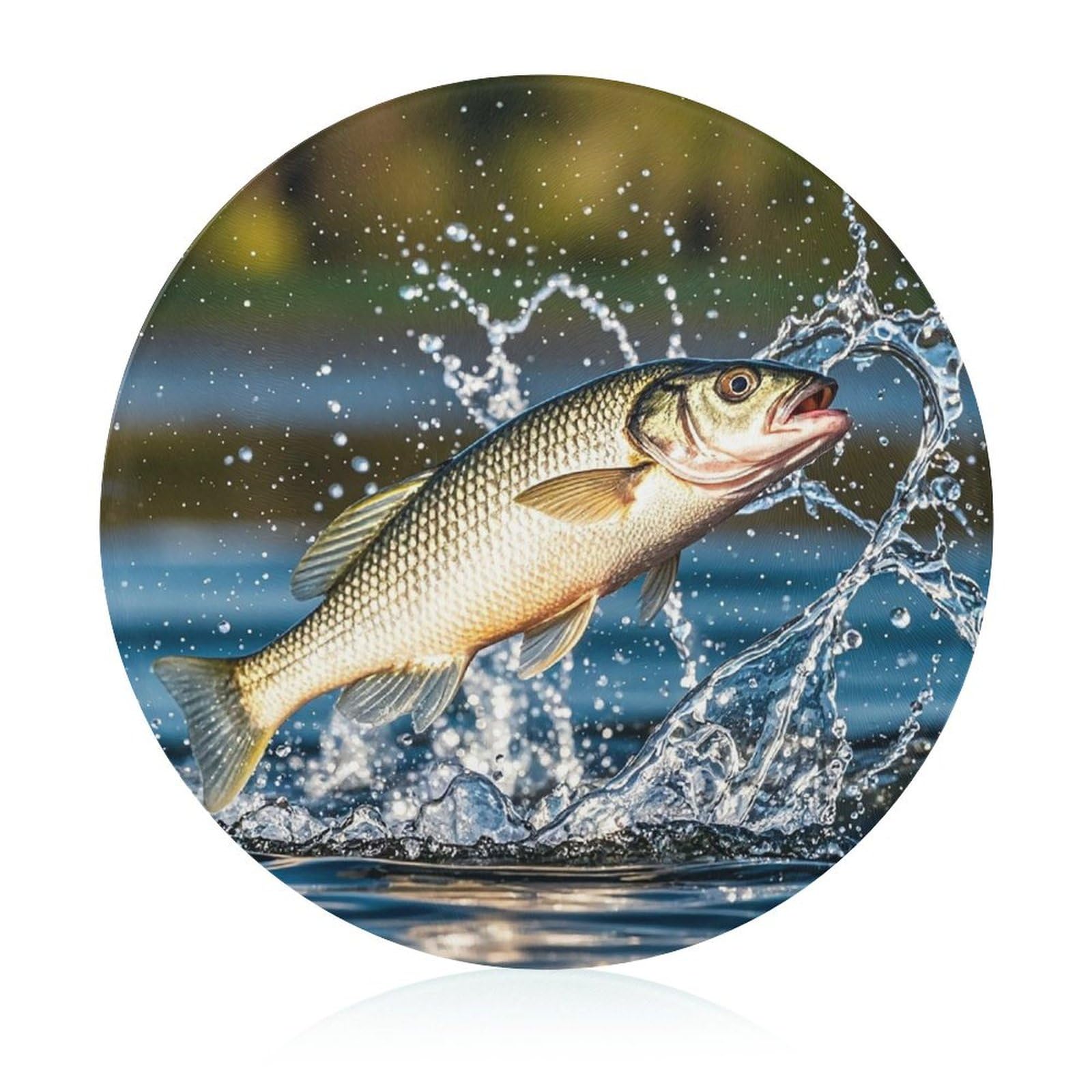 Planche à découper en verre trempé cuisine petit tapis séchage rapide 20cm