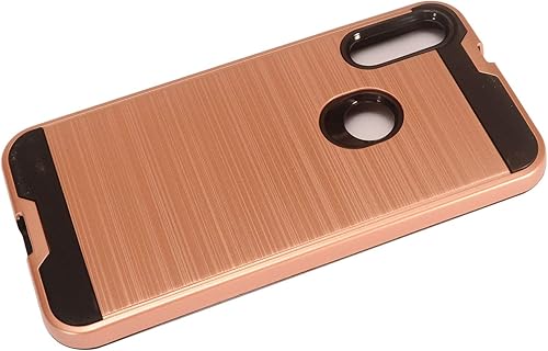 Miniatura 6 de Para Motorola Moto E (2020) XT2052 - Funda de teléfono estilo cepillado - CS3 oro rosa