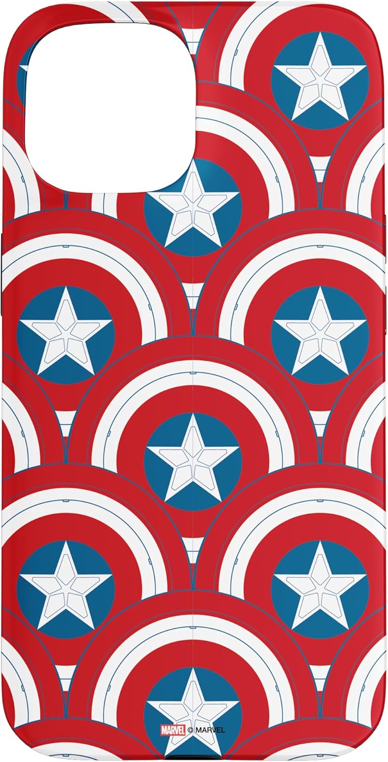 iPhone 14 Pro Max Marvel Captain America 4: Brave New World Shield Pattern Case