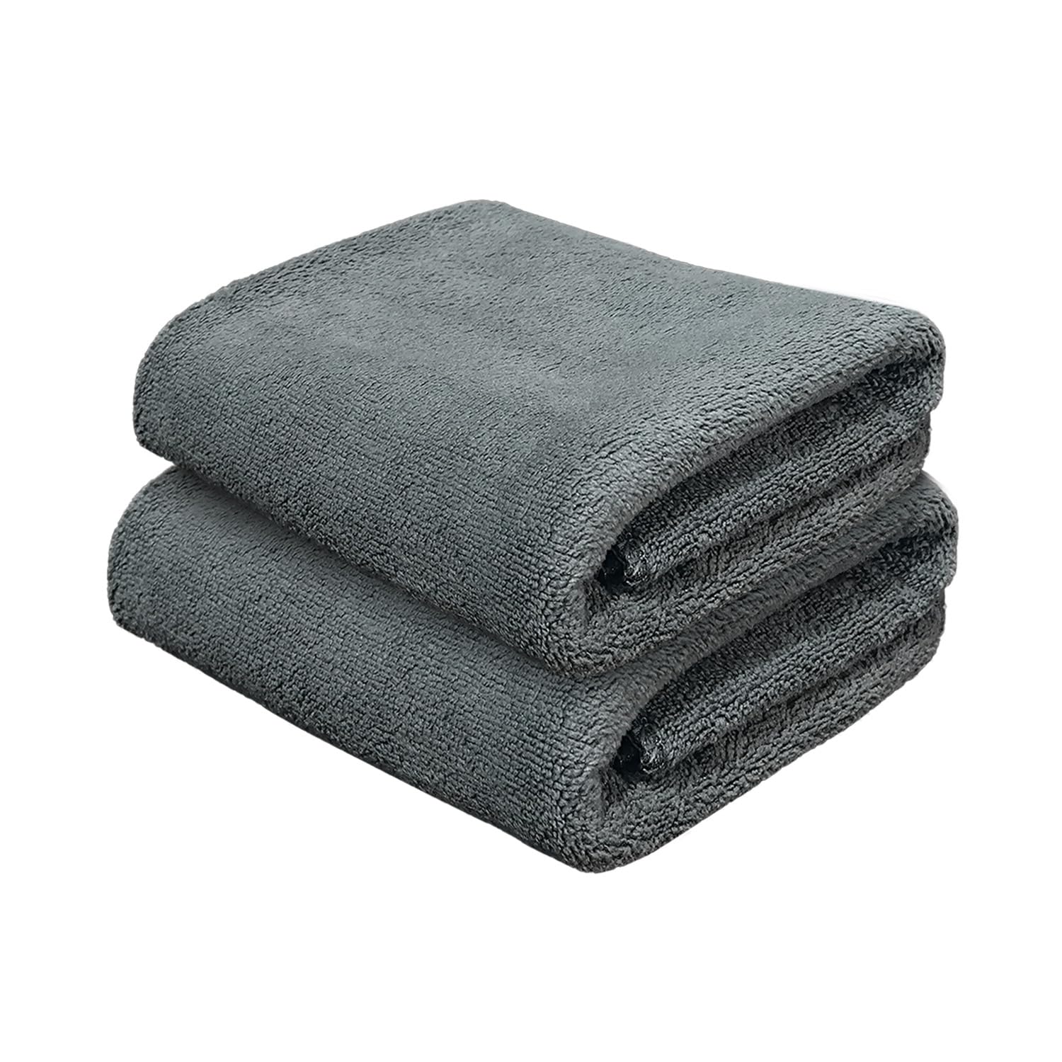 Yellow Weaves Super Soft Microfiber Hand Towels, Gym & Workout Towels 400 GSM, Multicolour 1, Set of 2