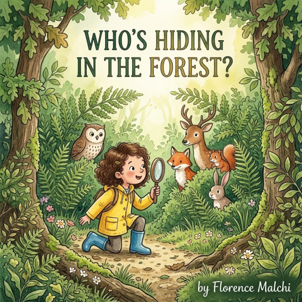 Who's Hiding in the Forest?: An Interactive Search and Find Animal Book with Fun Facts for Toddlers and Preschoolers: 4 (Search and Find Adventures)
