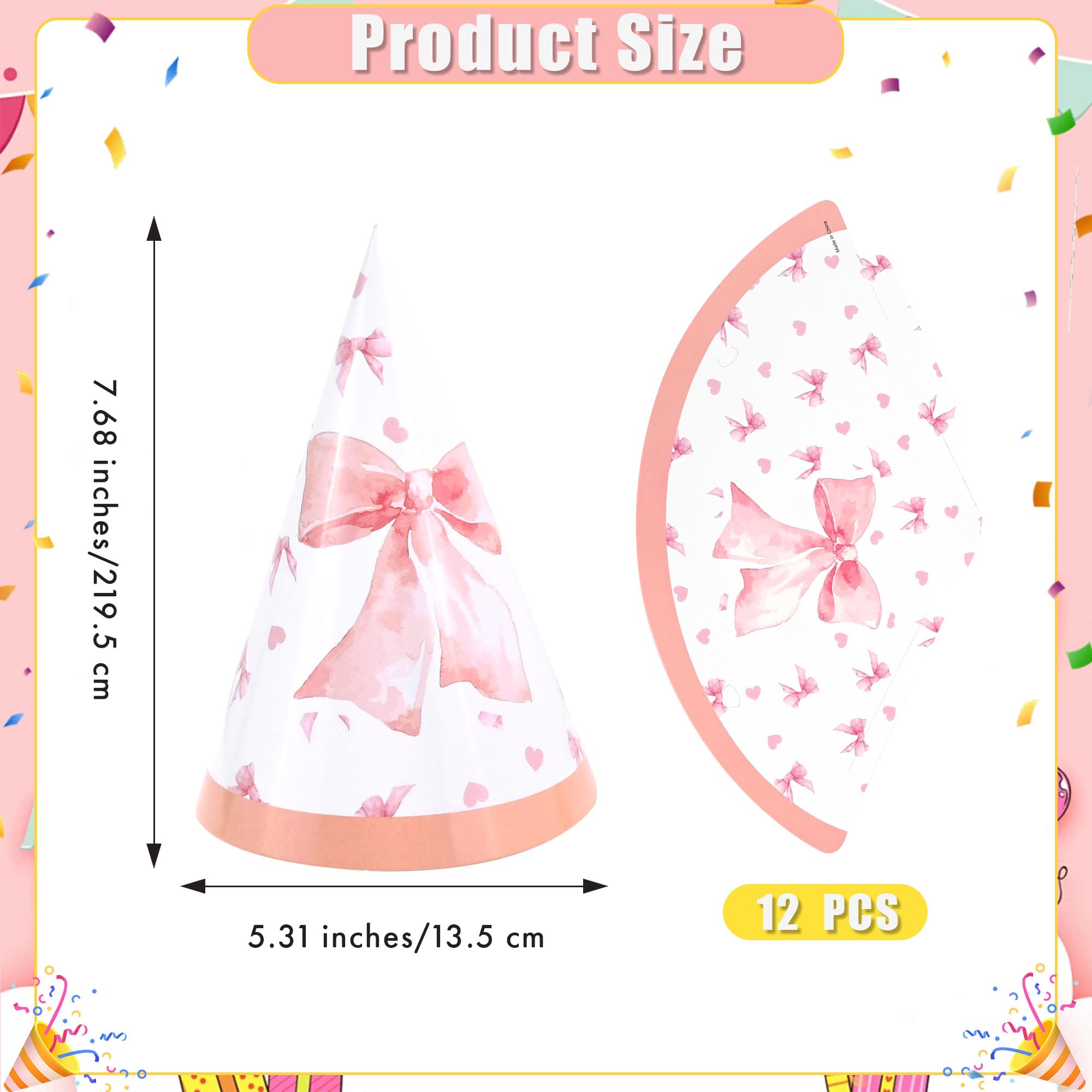 CANREVEL Party Hats for Kids and Adults, Party Headwear, Happy Birthday Hats, Birthday Party Decorations