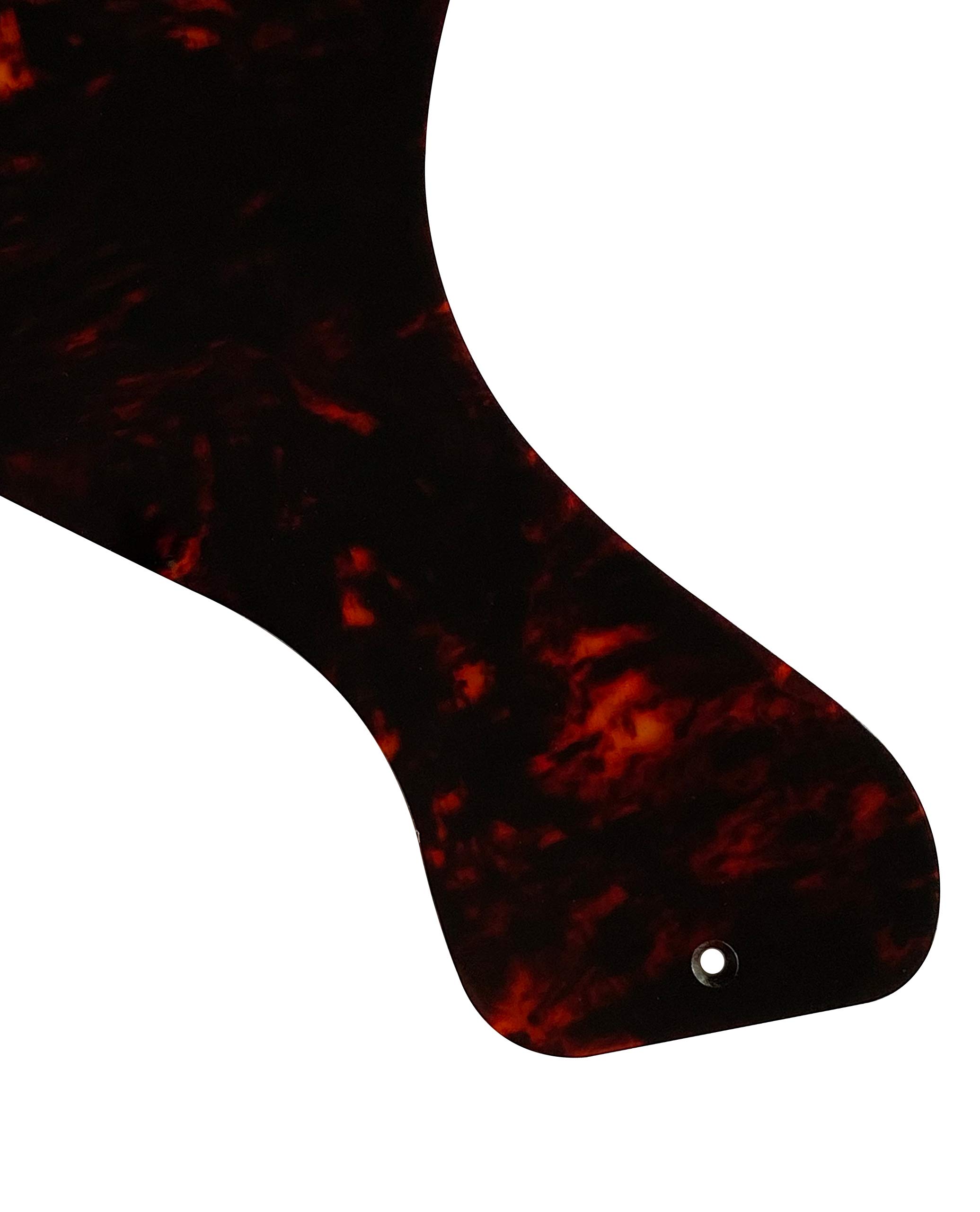 For LP Jr. Les Paul Junior Guitar Pickguard Scratch Plate (1 Ply Brown Tortoise)