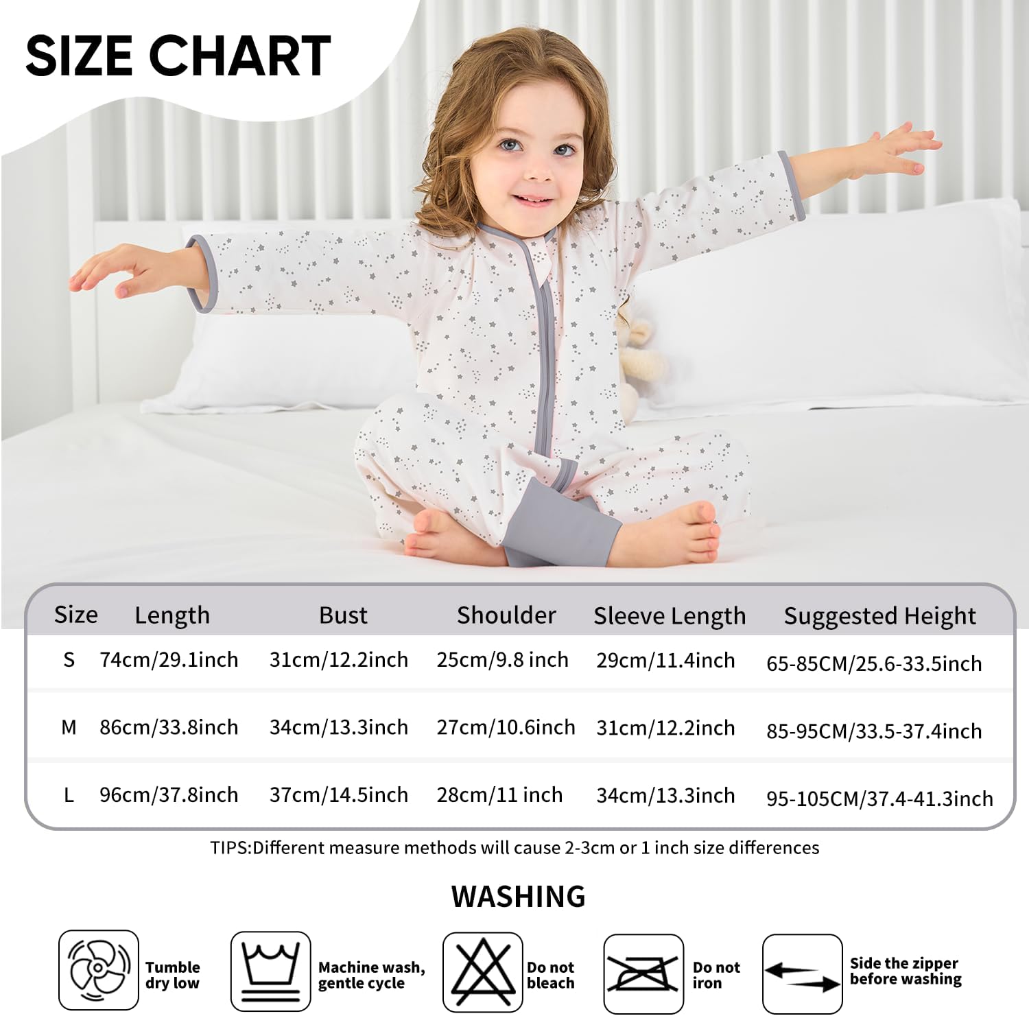 Miracle Baby Sleep Sack with Feet, 0.5 TOG Lightweight Toddler Sleeping Bag with Legs & Long Sleeves for Early Walkers