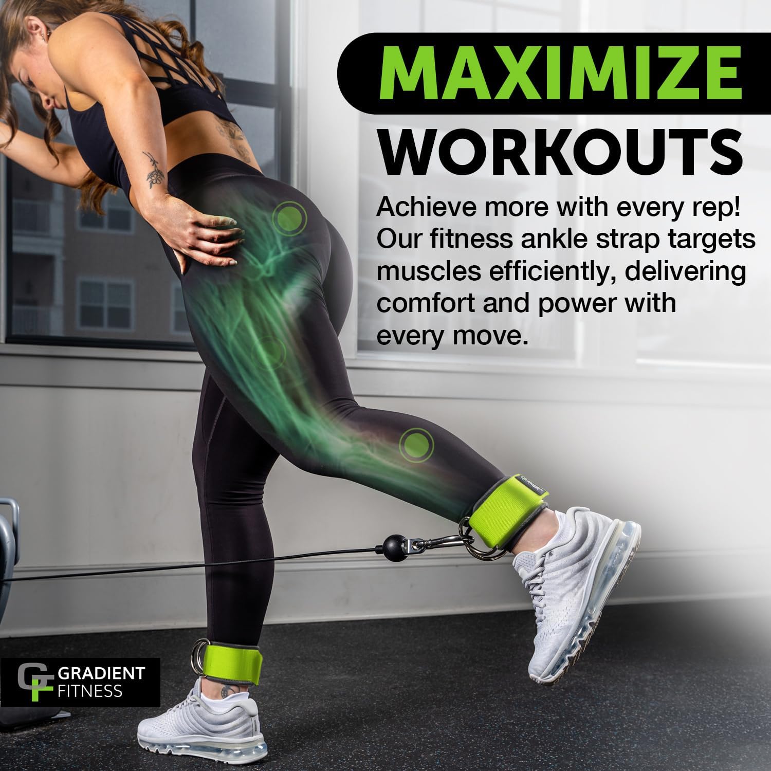 Gradient Fitness Ankle Straps image 2