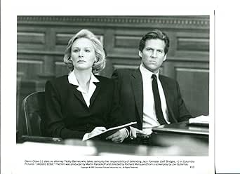 Glenn Close Jeff Bridges Jagged Edge Original Press Still Movie Photo