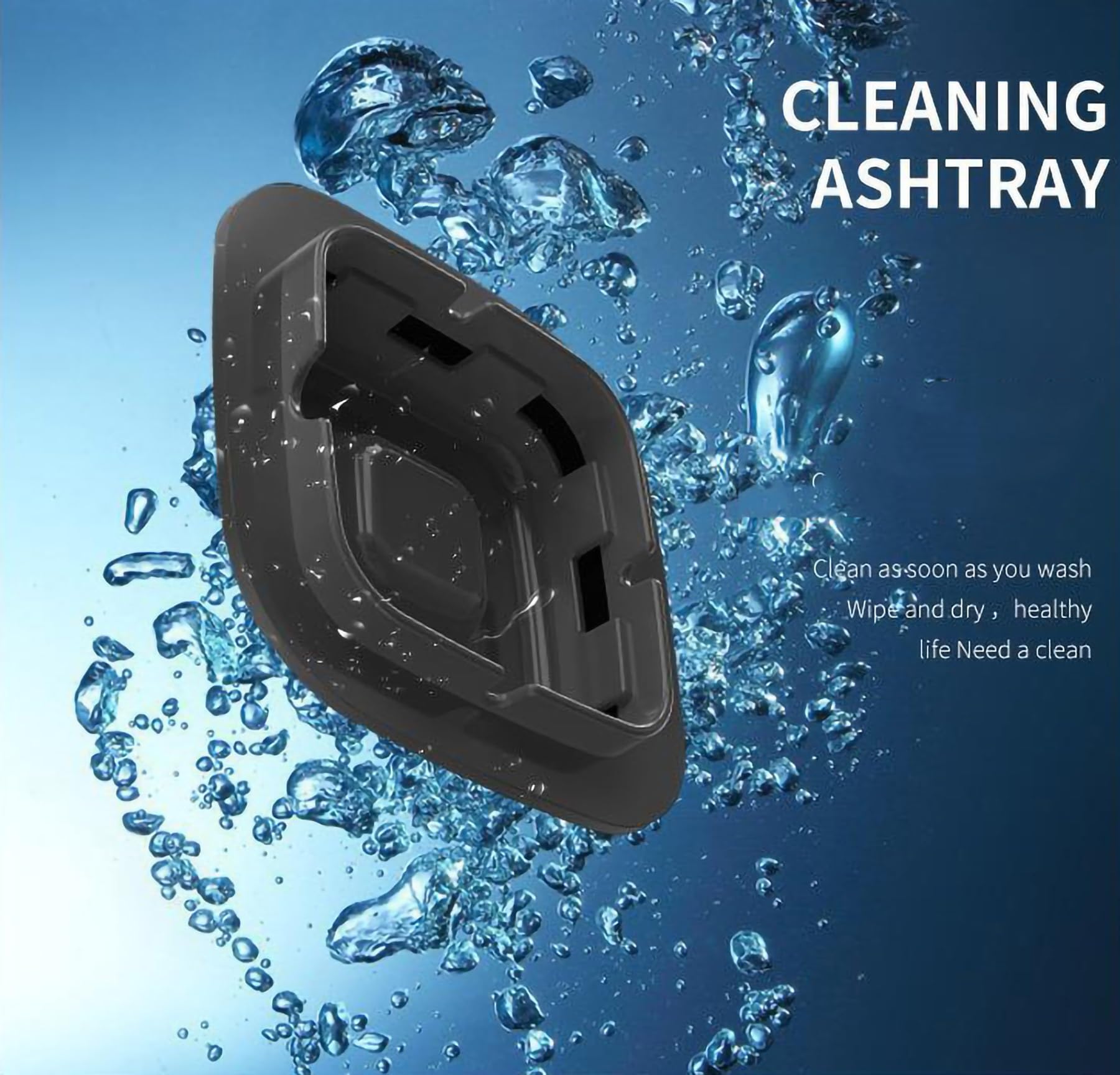 Smokeless Ashtray With LED Battery Indicator Rechargeable For Home