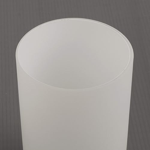 Miniatura 8 de Eumyviv Reemplazo de pantalla de lámpara de vidrio esmerilado blanco ópalo con apertura de 1-58 pulgadas para lámpara colgante de iluminación A00042